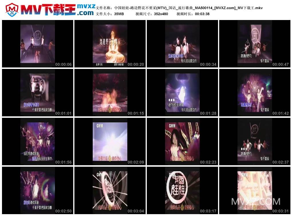 中国娃娃-路边野花不要采(MTV)_国语_流行歌曲_MA500114